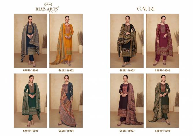 Gauri By Riaz Arts Printed Karachi Cotton Dress Material Wholesale Market In Surat
